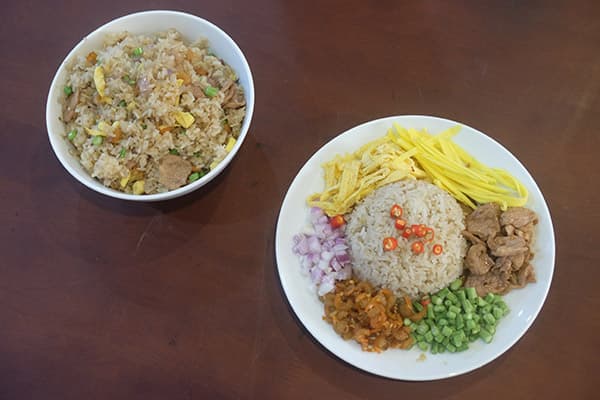 Ricetta cambogiana del riso Kapi