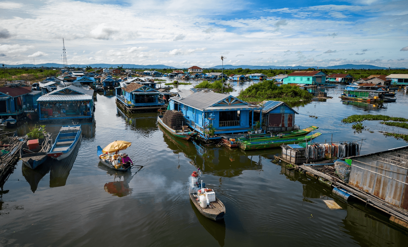 Scoperta dei villaggi galleggianti del Tonlé Sap in Cambodge