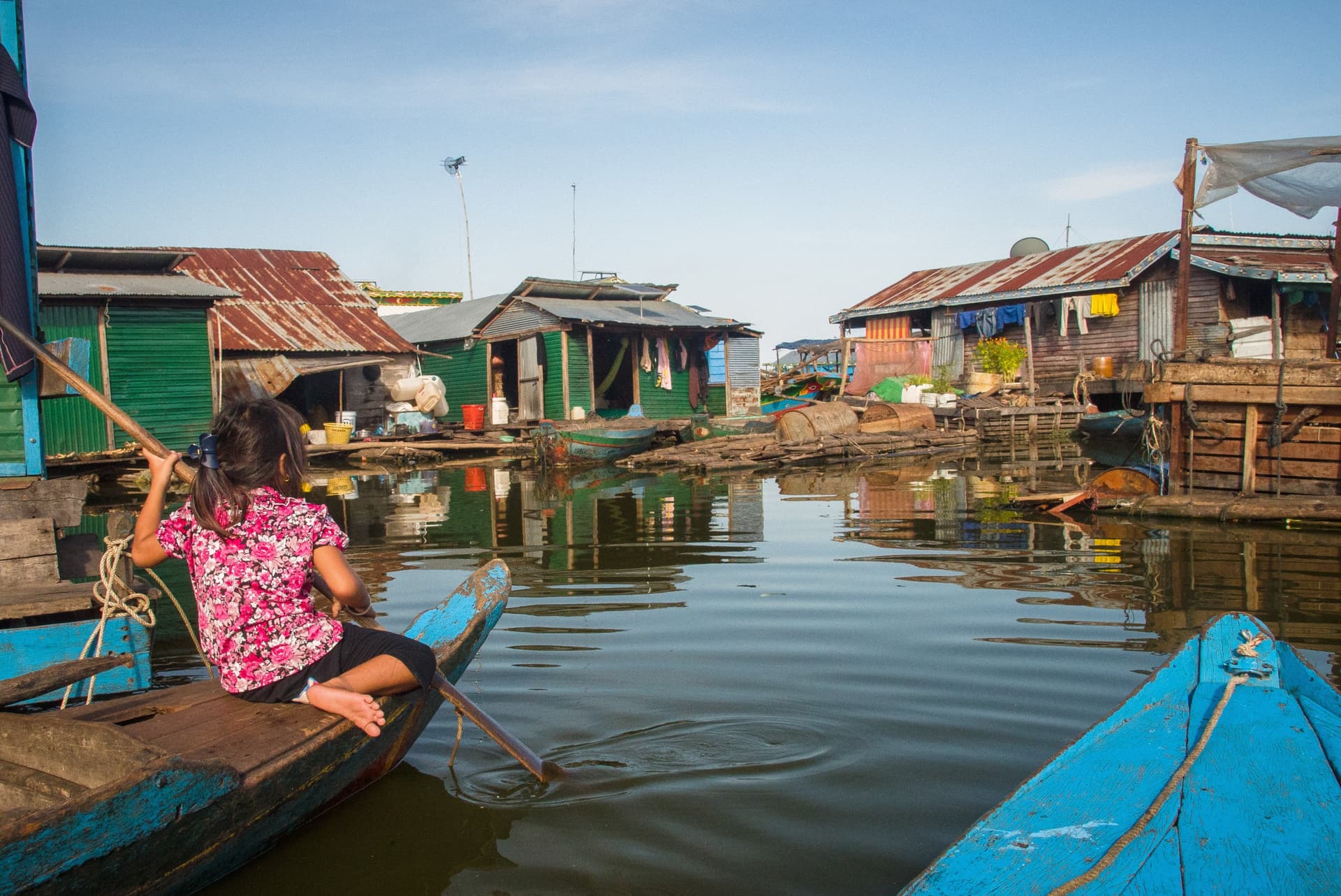 Il villaggio galleggiante di Kampong Luong