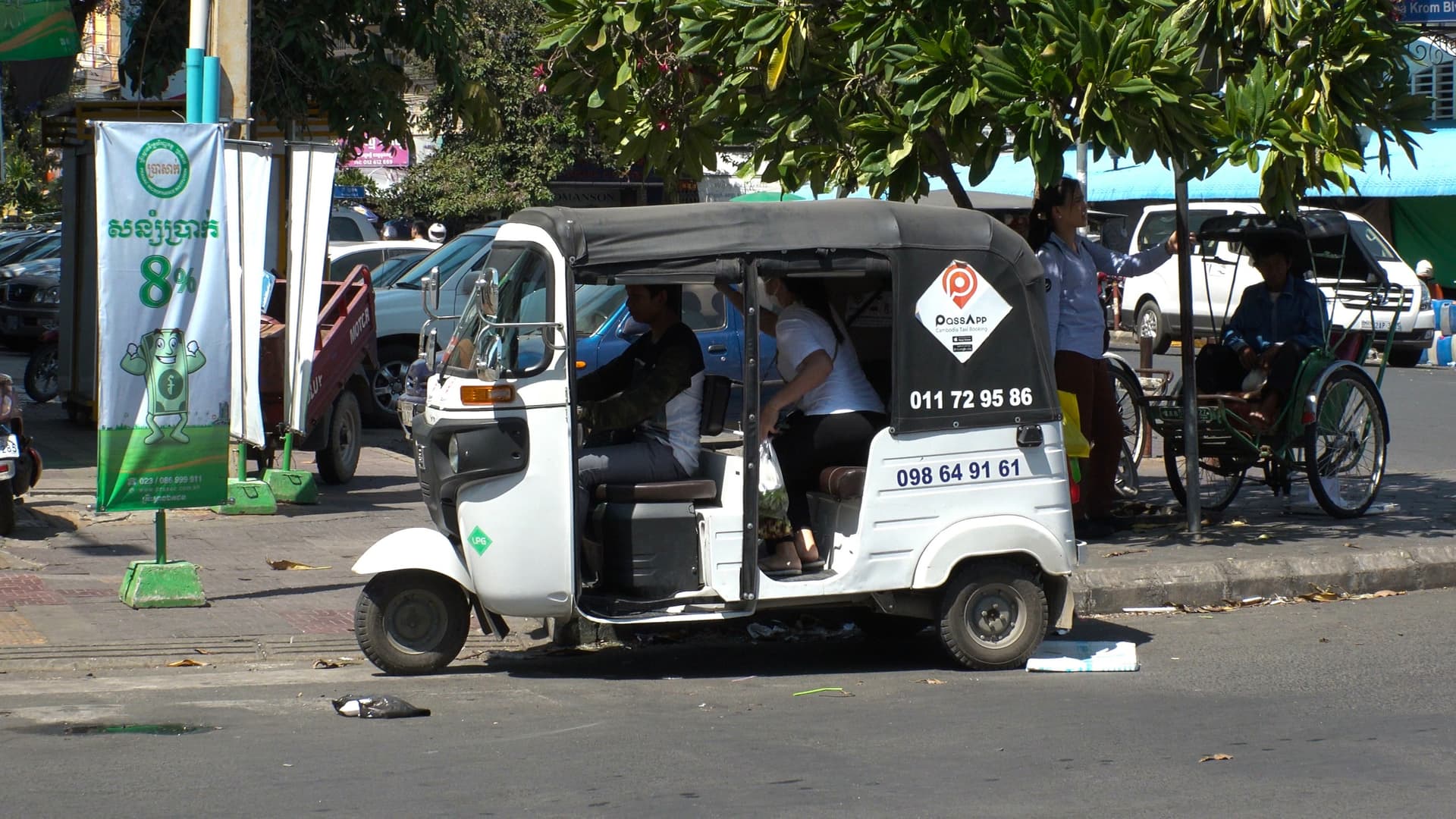 Tutto sulle app di tuk tuk in Cambodge!