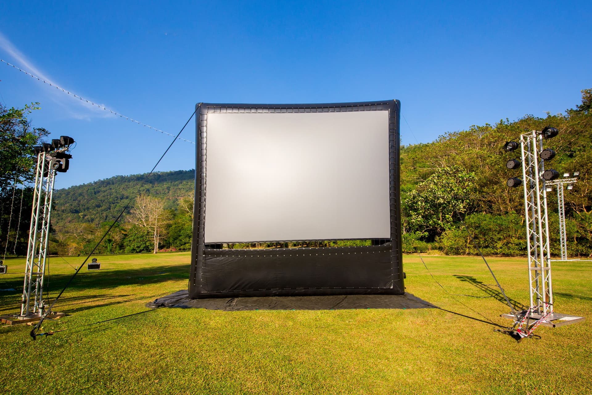 Cinema all'aperto a Siem Reap