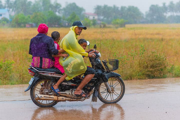 Distanze tra le diverse città della Cambogia